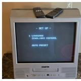 Zenith TV/VCR Combo With Remotes
