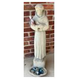 Concrete Statue of Saint Francis of Assisi
