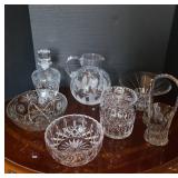 Cut and Etched Glassware