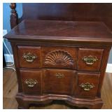 Wooden Cabinet with Brass Pulls