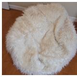 Faux Fur Bean Bag Chair by Comfort Research