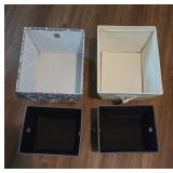 Fabric Storage Bins with Handles
