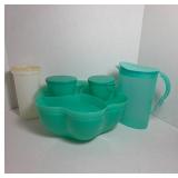 Tupperware Kitchenware in Aqua and White