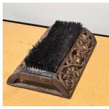 Cast Iron Boot Scraper with Brush