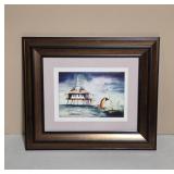 Framed Watercolor Painting by Annie Calozo
