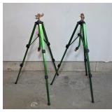 Green Aluminum Tripod Sprinklers