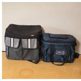 Soft-Sided Storage Bags in Black and Blue