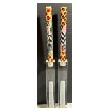Oleg Cassini Acrylic Candle Holders