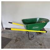 Scotts Steel Wheelbarrow With All-Terrain Tire