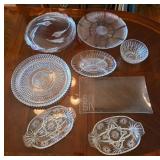 Clear Pressed Glass Tableware