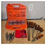 Tool Set With Drill Bits and Screwdrivers