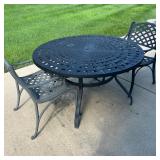 Metal Outdoor Table and Chairs Set