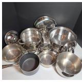 Stainless Steel Cookware and Utensils