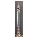 Glass Galileo Thermometer, 22-Inch Tall Design