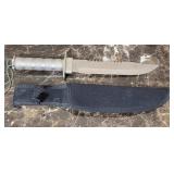 Fixed Blade Survival Knife With Sheath