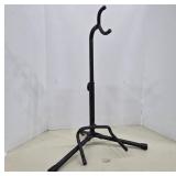Black Metal Guitar Stand with One Bent Arm
