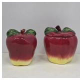 Ceramic Apple-Shaped Containers