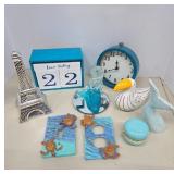 Nautical Items Lot With Desk Calendar