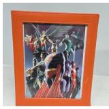 Superman and DC Heroes Print in Frame