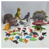 Plastic Animal and Dinosaur Figures