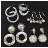 Sterling Silver Assorted Earrings