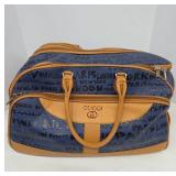 Faux Gucci Rolling Travel Bag