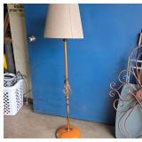 Wrought Iron Floor Lamp With Shade