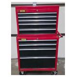 Stanley Red Rolling Tool Chest With Storage
