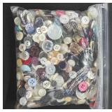 Buttons in Plastic Bag