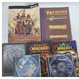 PC Game Manuals and Software Bundle