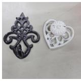 Cast Iron Wall Hook and Hardware Piece