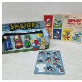 Smurf Themed Toys and Activities Lot