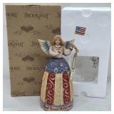 Jim Shore Patriotic Angel Figurine
