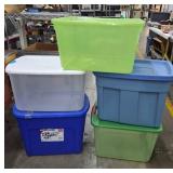 Plastic Storage Totes With Lids