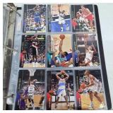 Binder of NBA Basketball Trading Cards