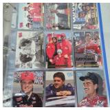 Binder of NASCAR Trading Cards