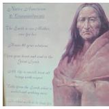 Framed Native American Artwork Print