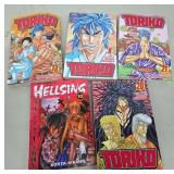 Toriko and Hellsing Manga Volumes