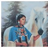 1990 Print by Carole Lormand in Frame