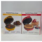 Nostalgia MyMini Waffle And Cake Makers