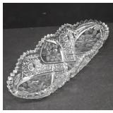 Cut Crystal Bowl with Floral Motif