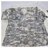 MIlitary Camouflage XXL Scrub Shirts