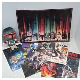 Star Wars Memorabilia Lot Including Artwork