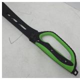Black Blade With Green Handle