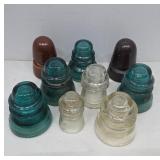 Glass and Ceramic Insulators, Mixed Colors