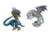 Colorful and White Dragon Figurines For RPG