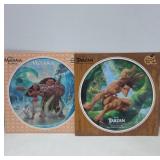Disney Picture Discs for Tarzan and Moana