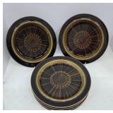 Arabia Finland Kosmos 6 Dinner Plates