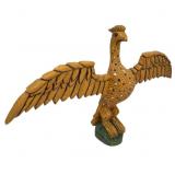 Wooden Eagle Sculpture by Hotzman
