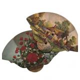 Early 20th Century Funeral Home Paper Fans